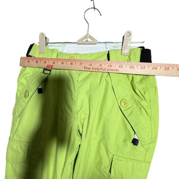 Sessions Ridge Series Snow Ski Snowboard Pants Women's XS Neon Green White - Picture 5 of 15